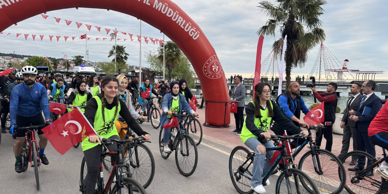 Samsun'da bisiklet turu düzenlendi