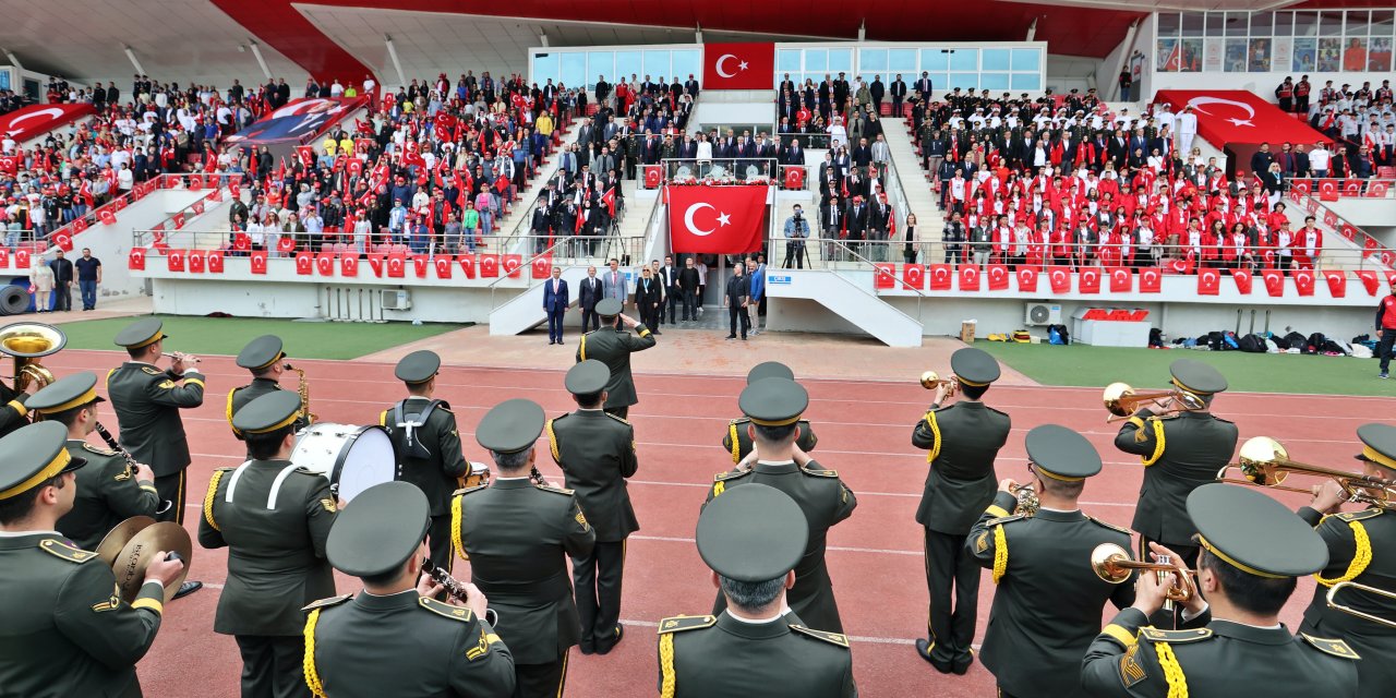 Samsun'da tören programı düzenlendi