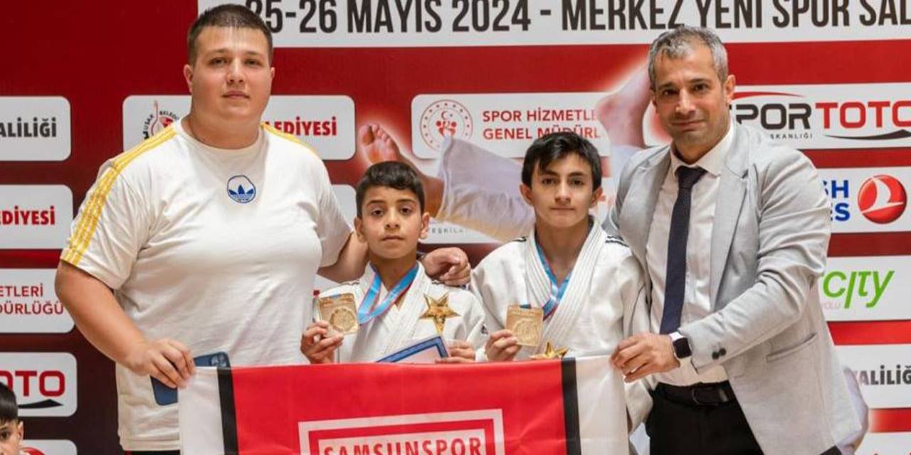 Samsunspor Judo Takımı 3 altın madalya kazandı