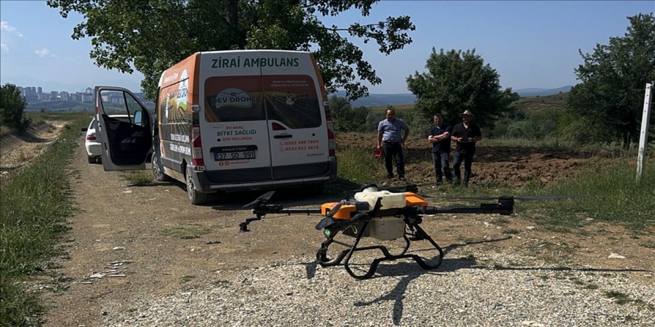 "Zirai ambulans" bitki sağlığı için tarlalarda