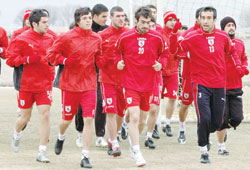 Kayseri'de ilk idman