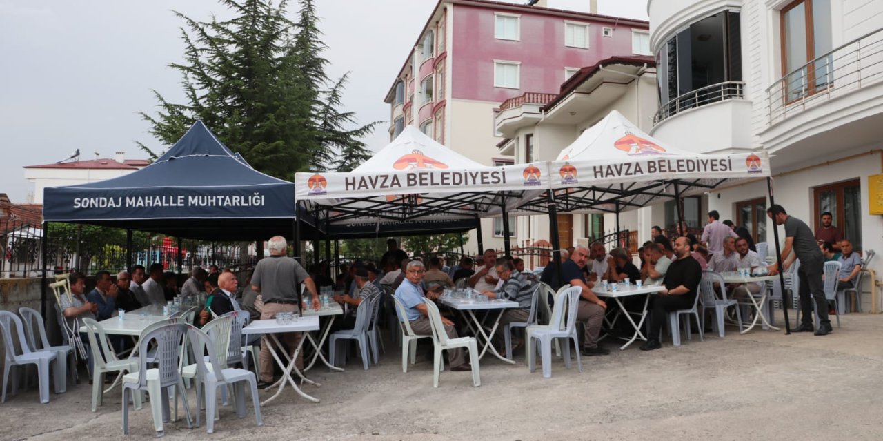 İkiz ailesi Havza’da mevlit okuttu