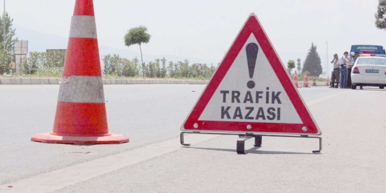 Kazada motosiklet sürücüsü ağır yaralandı