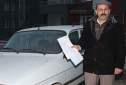 İstanbul'u görmedi, cezası kesildi