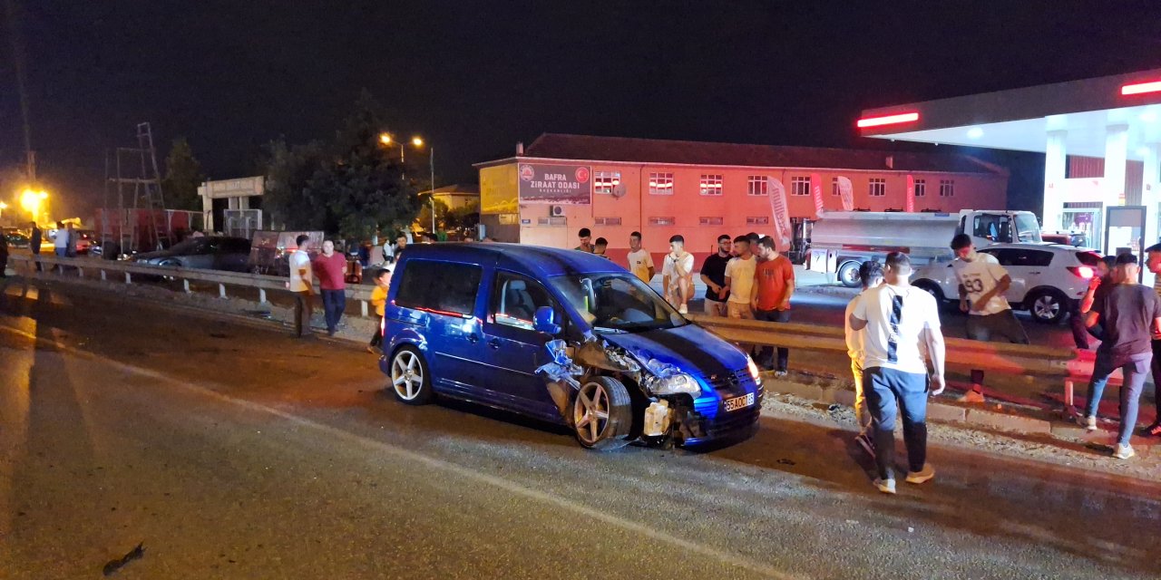 Trafik kazasında 1 kişi yaralandı