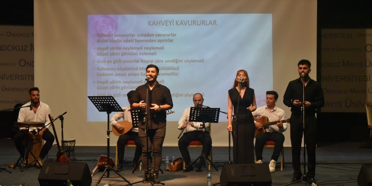 OMÜ’de Türk Halk Müziği dinletisi düzenlendi