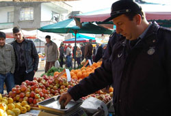 Pazaryerleri denetlendi