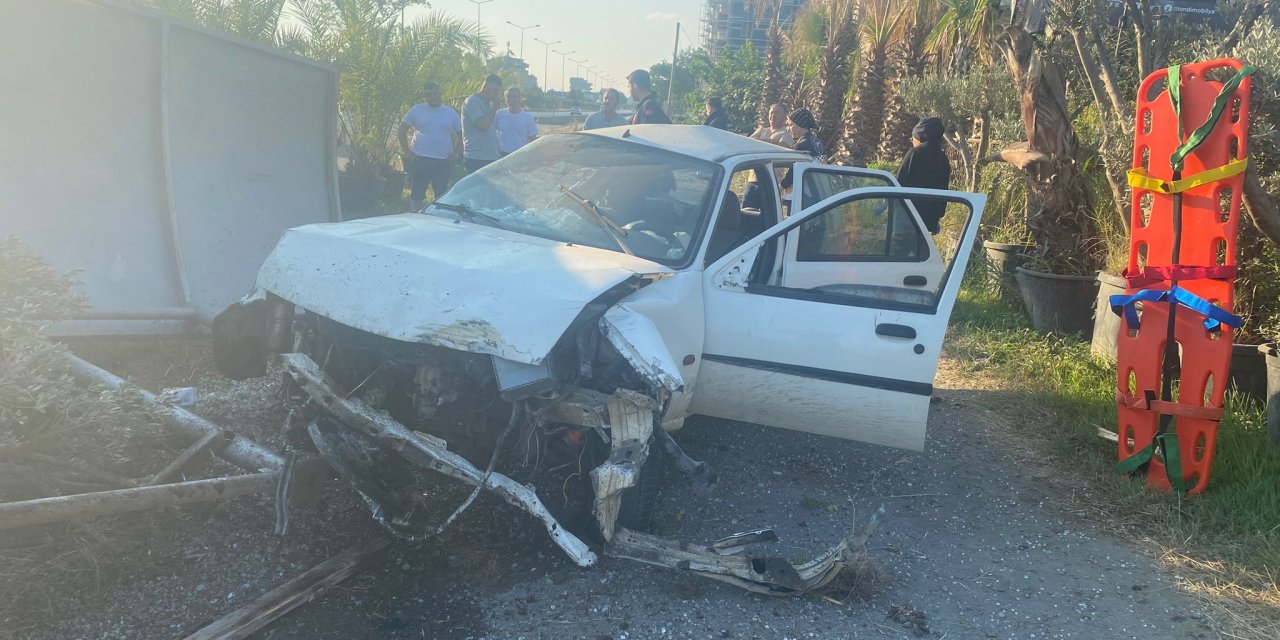 Atakum'da trafik kazası: Sürücü yaşamını yitirdi