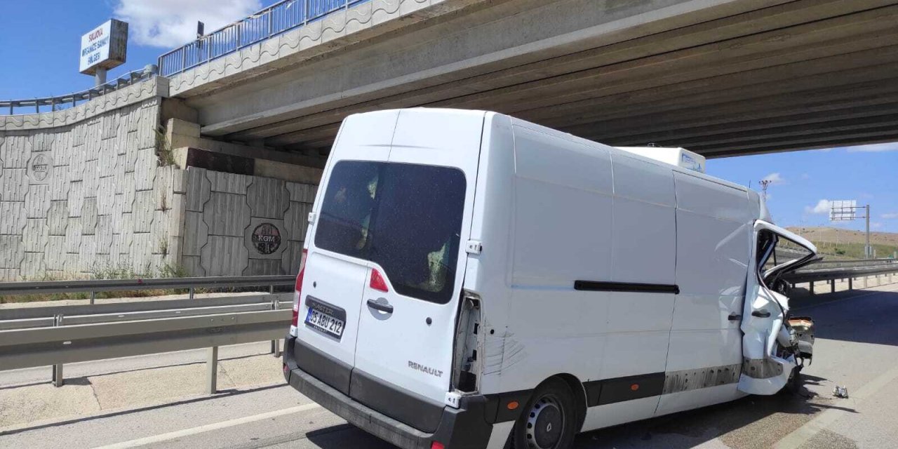 Trafik kazasında 1 kişi yaralandı