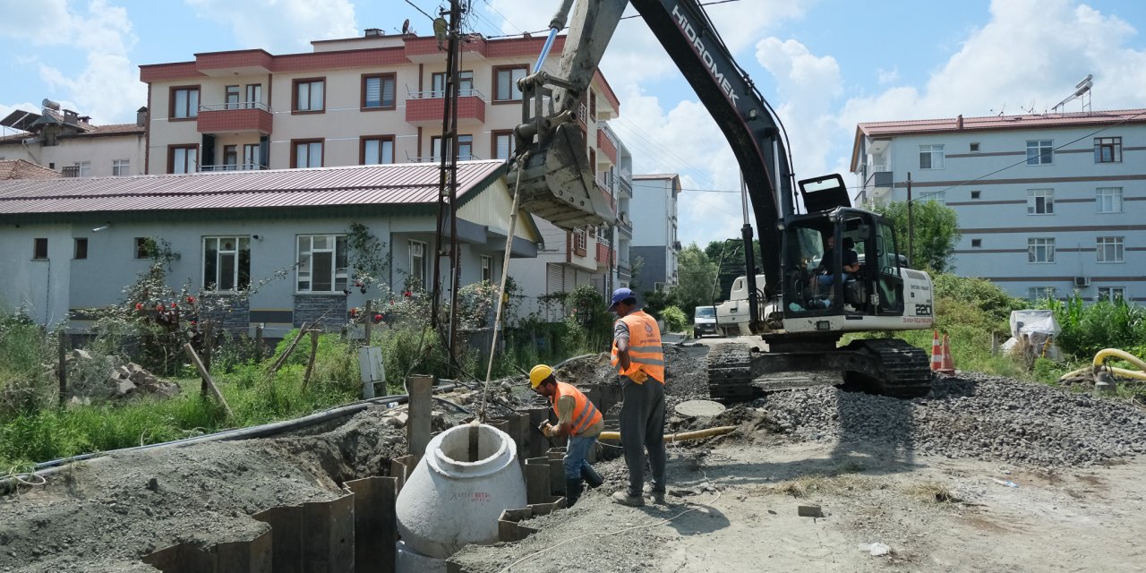 Yağmur suyu terfi merkezi çalışmaya başladı