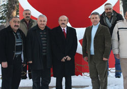 Başkan adayları bir arada