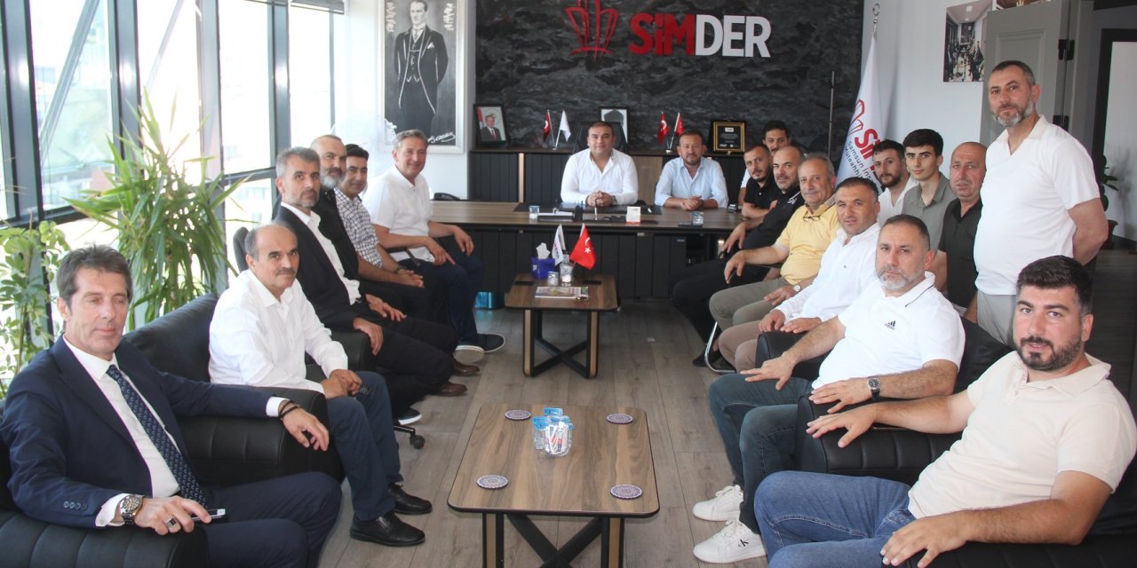 SİMDER Başkan Candal'ı ağırladı