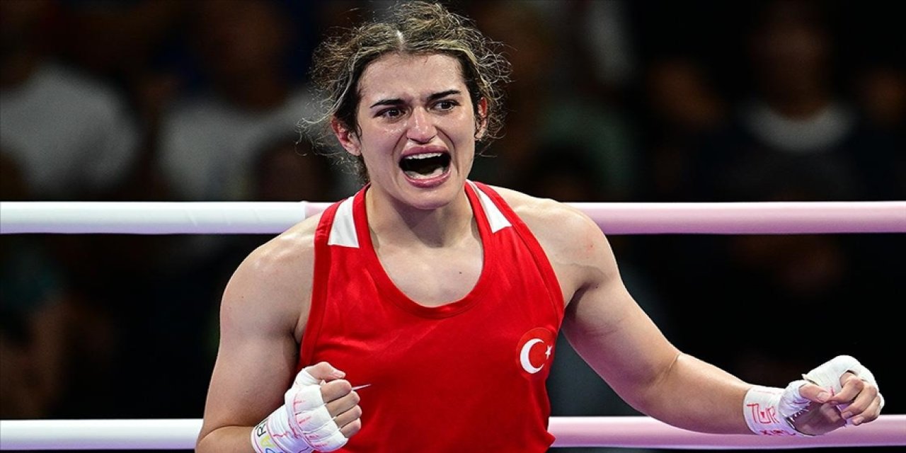 Milli boksör olimpiyat madalyasını garantiledi