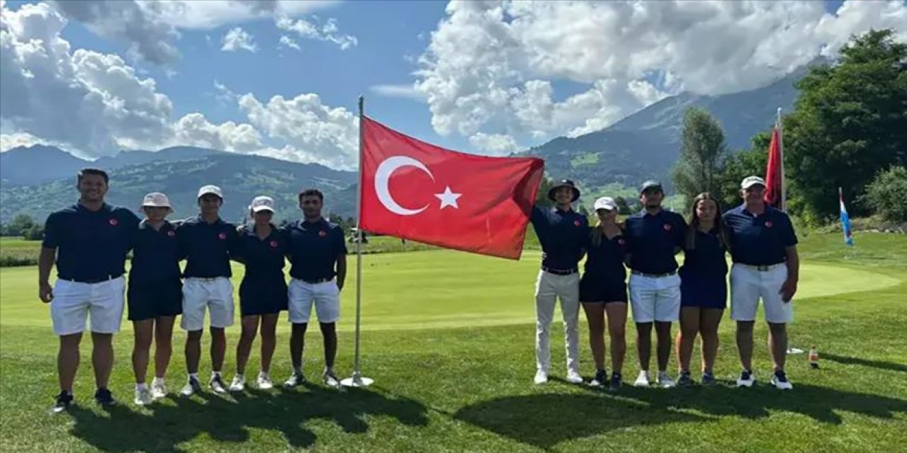 Milli golfçüler birinci oldu