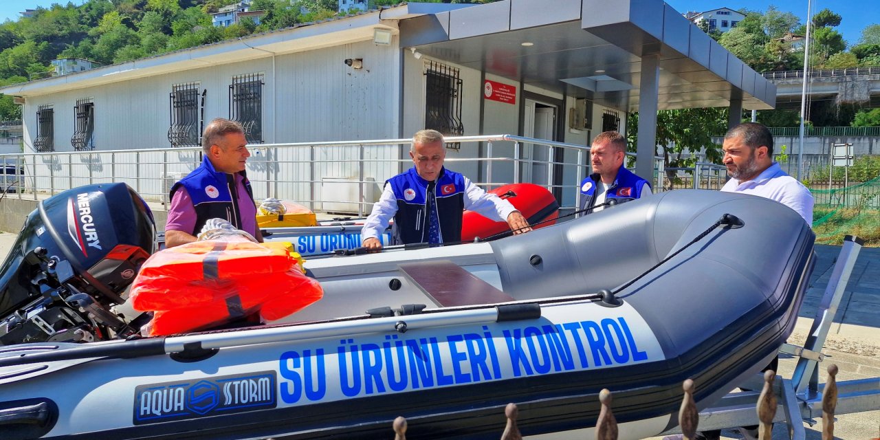 2 adet su ürünleri kontrol botu alındı