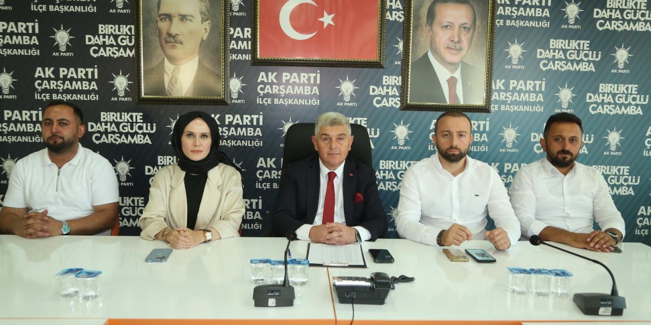 AK Parti Çarşamba'da Yönetim Kurulu Üyeleri belli oldu