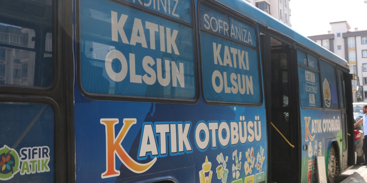 Katık Otobüsü ile 200 ağaç kesilmekten kurtarıldı