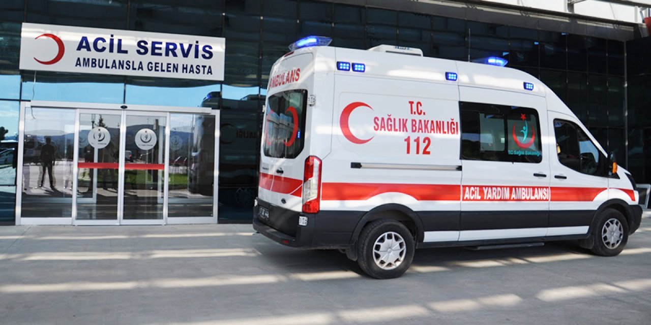 Dumandan etkilenen kişi hastaneye kaldırıldı