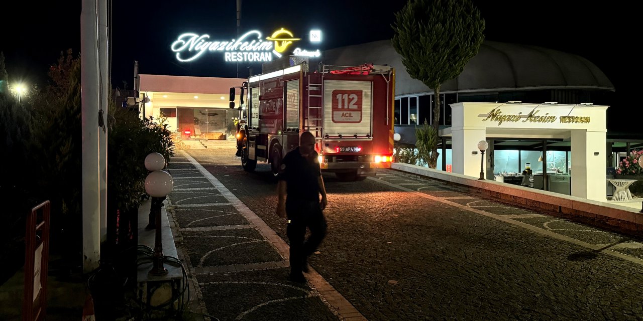Restoranda çıkan yangın söndürüldü
