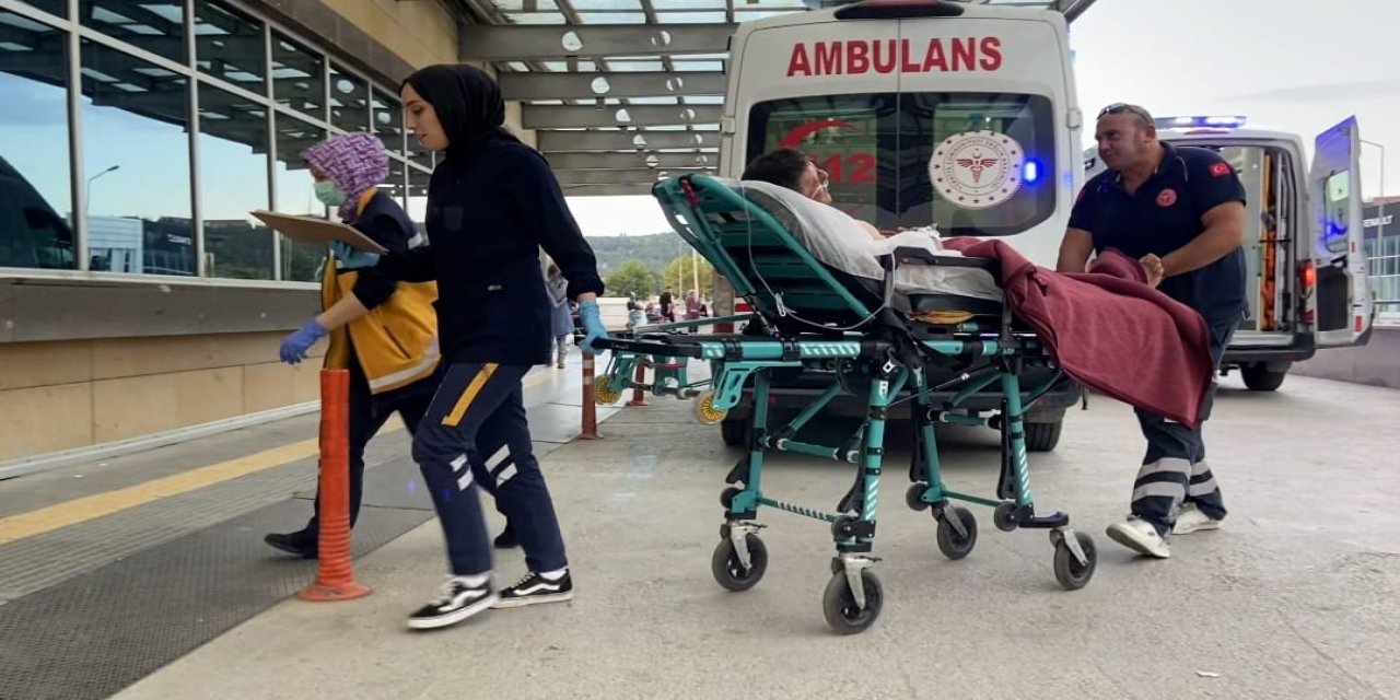 Metan gazından etkilenen işçiler tedavi altına alındı