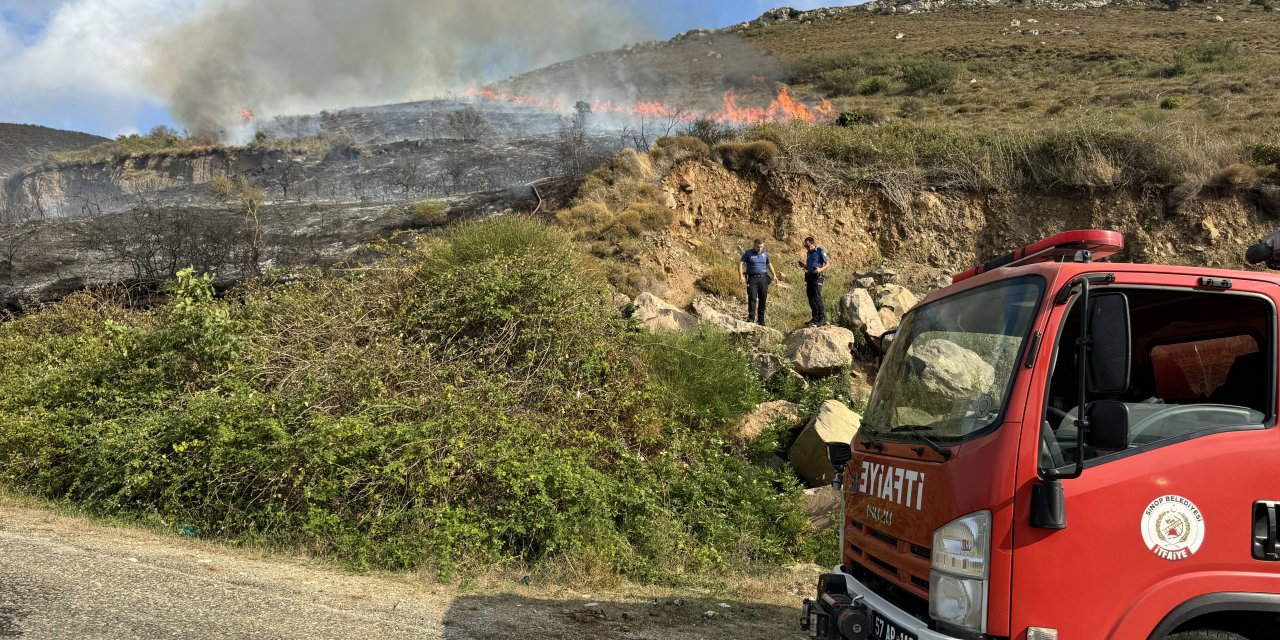 Çıkan örtü yangını söndürüldü