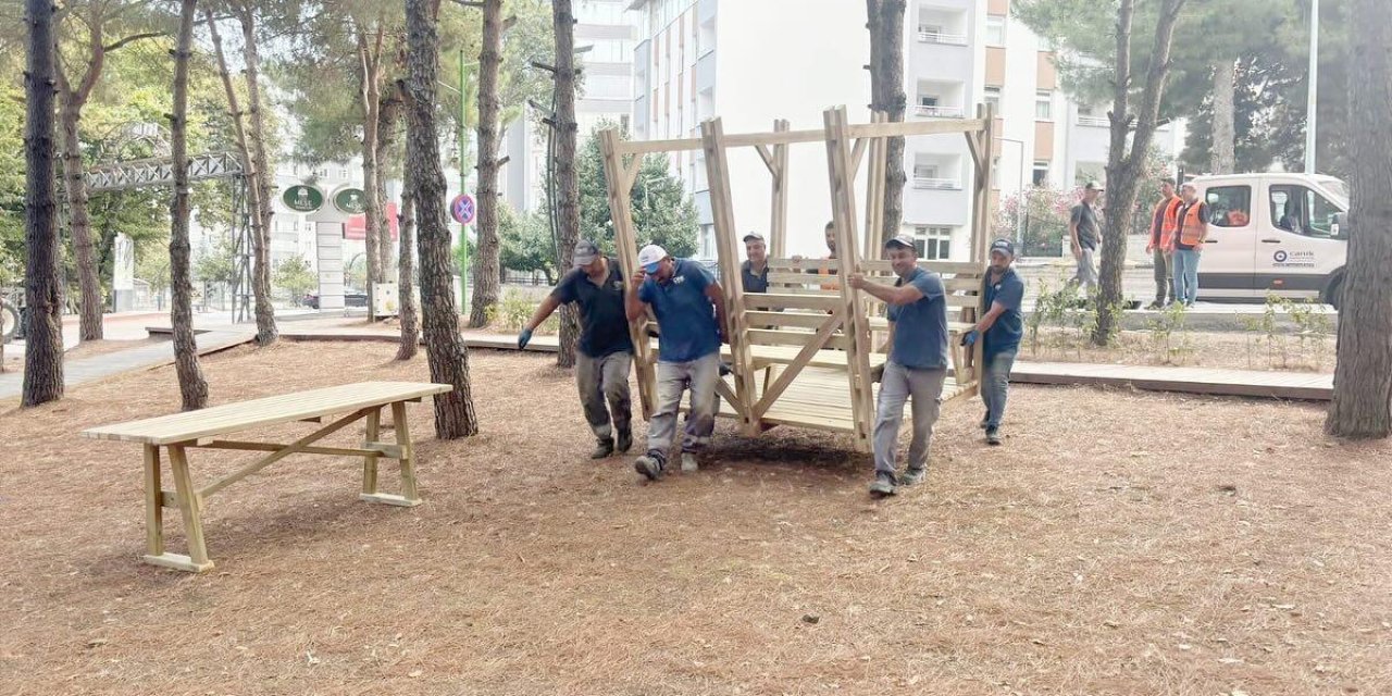 Canik'te sosyal alan düzenlemeleri sürüyor