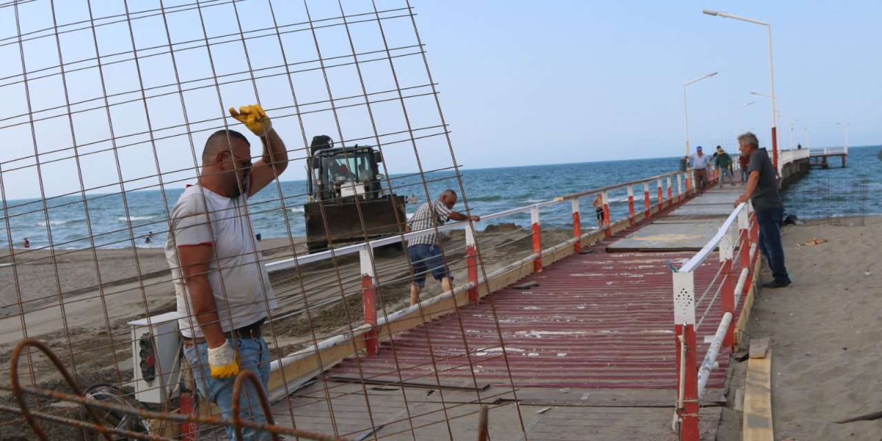 Atakum'da üretimler belediye atölyelerinde yapılıyor