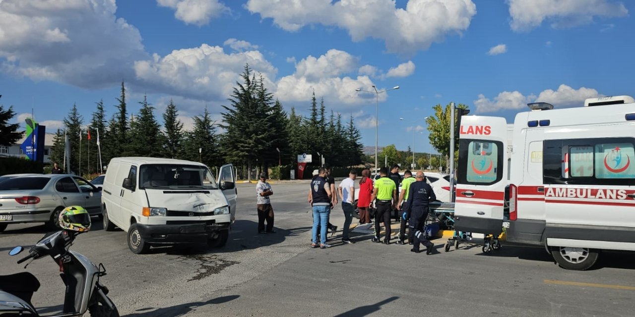 Zincirleme trafik kazasında 1 kişi yaralandı