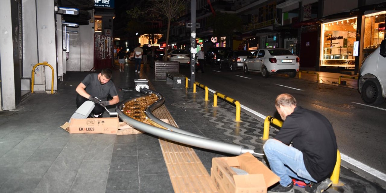 Çiftlik Caddesi'nde çalışmalar başladı