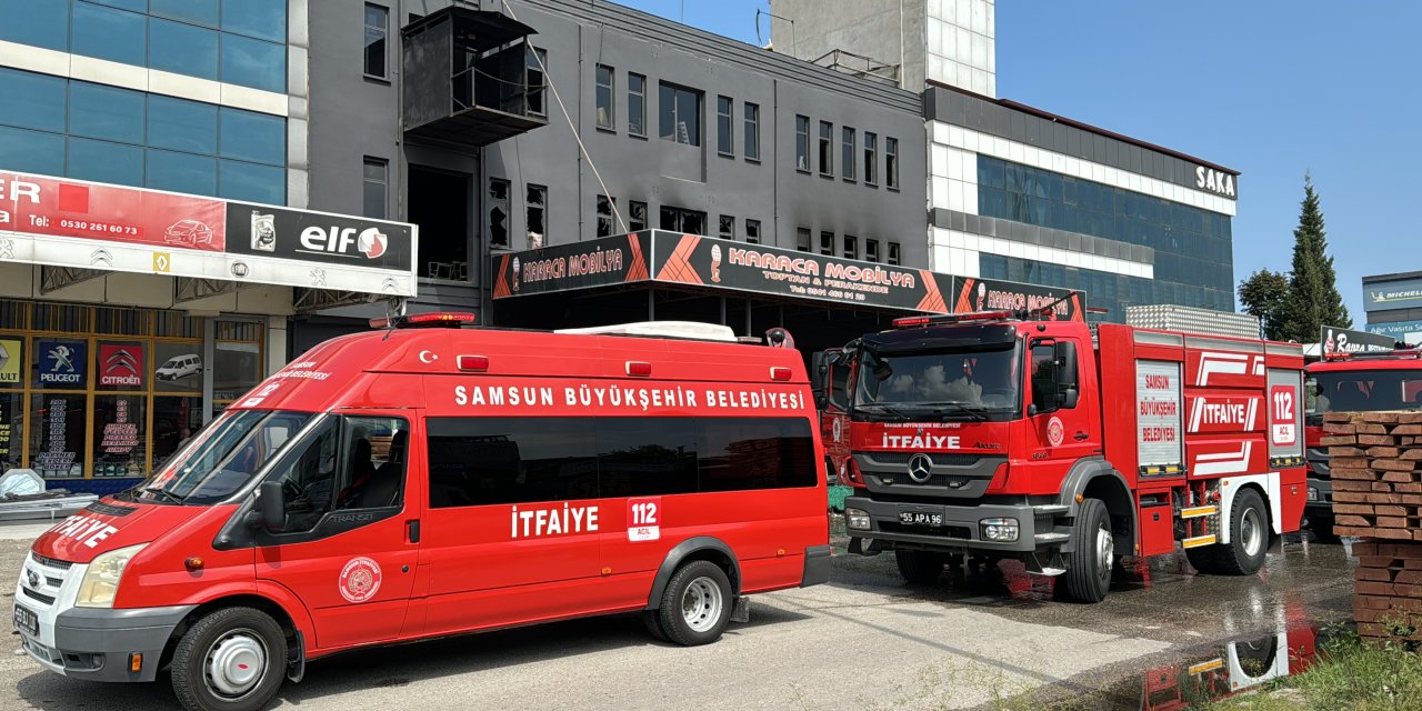 İmalathanede çıkan yangın söndürüldü