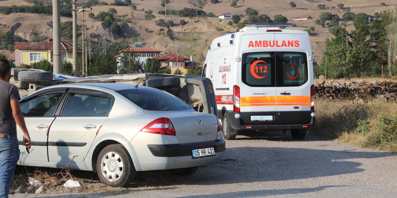 Kazada 2 kişi yaralandı