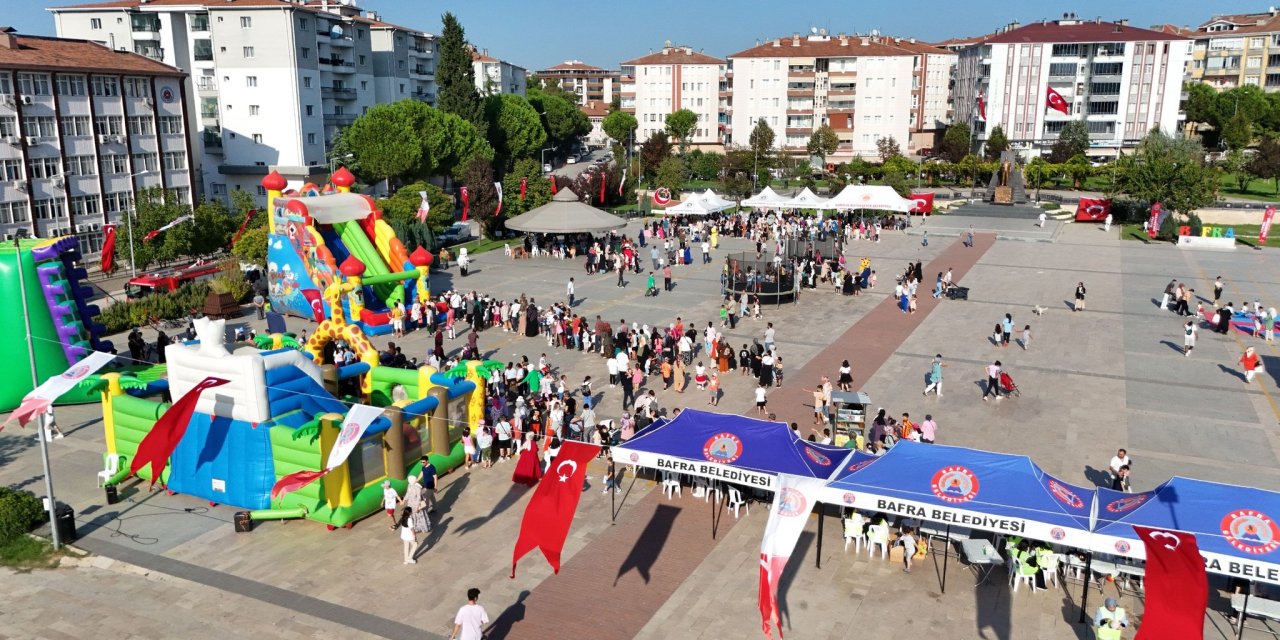 Bafra'da Çocuk Şenliği düzenlendi