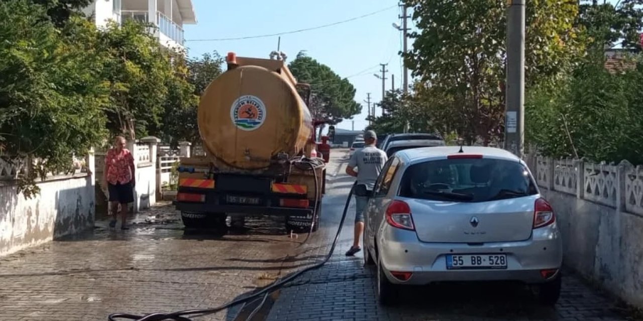 Atakum'da temizlik çalışmaları devam ediyor