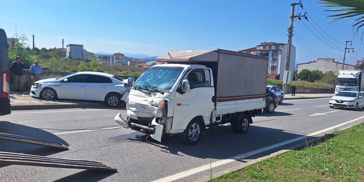 Trafik kazasında 1 kişi yaralandı