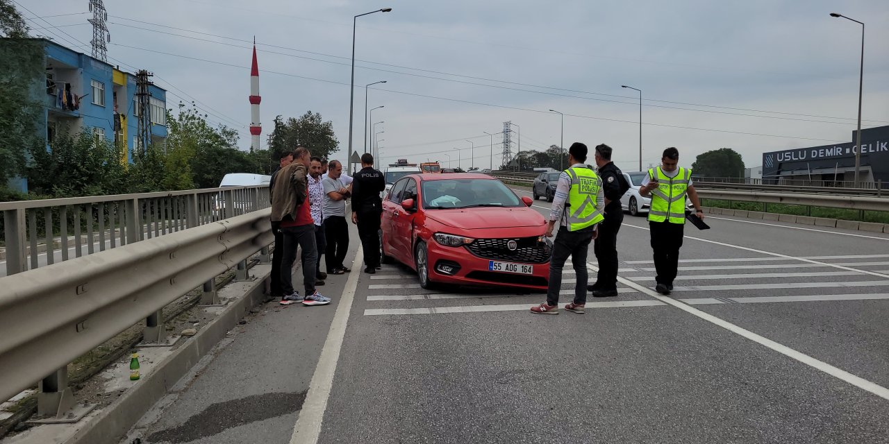 Trafik kazasında 1 kişi yaralandı