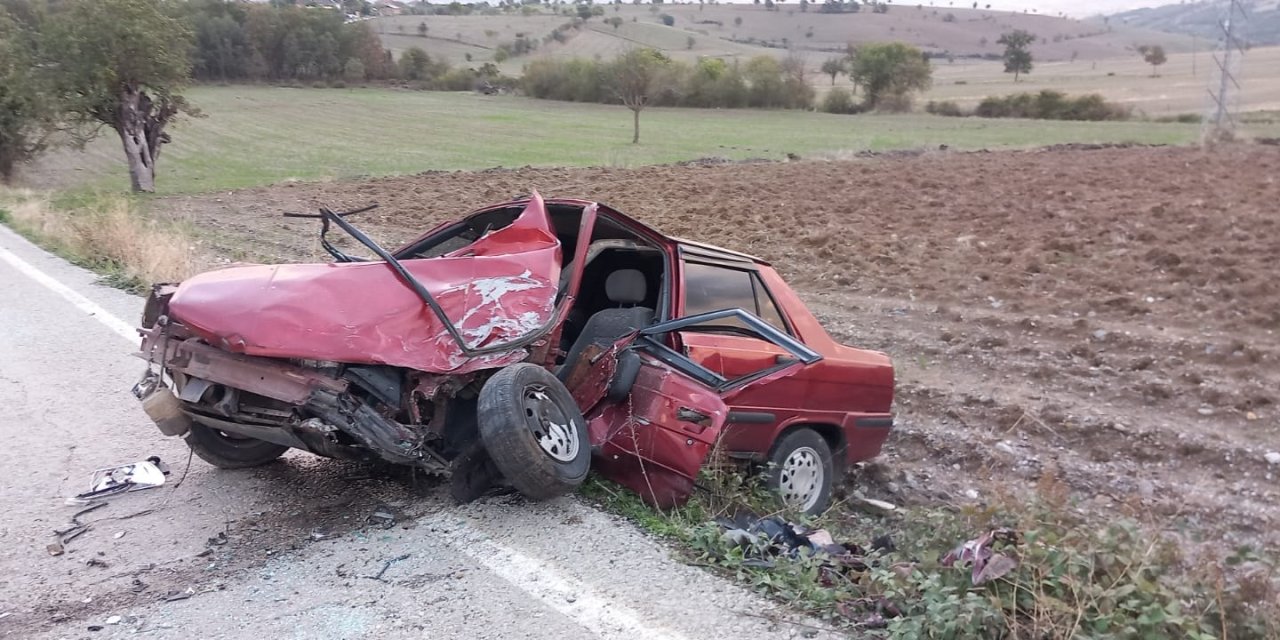 Trafik kazasında 2 kişi yaralandı