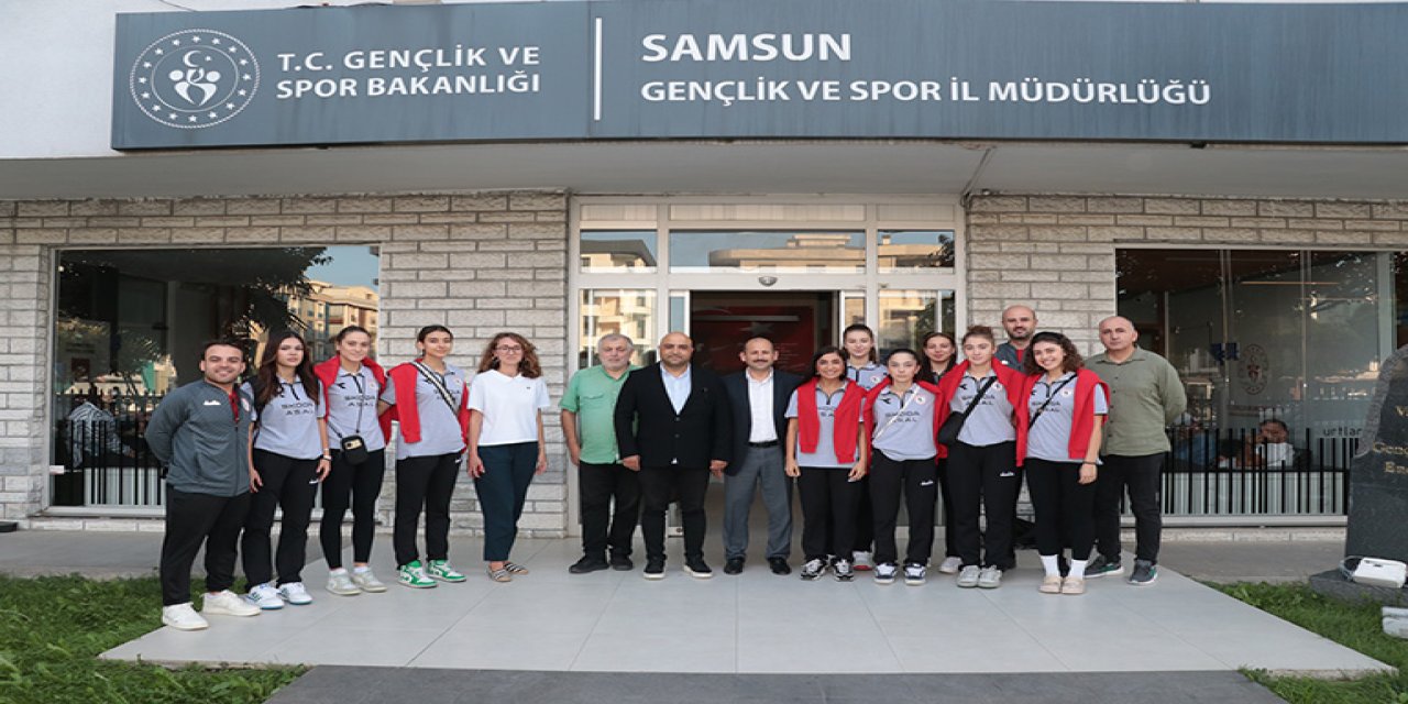 Samsunspor Voleybol takımından Dereci’ye ziyaret