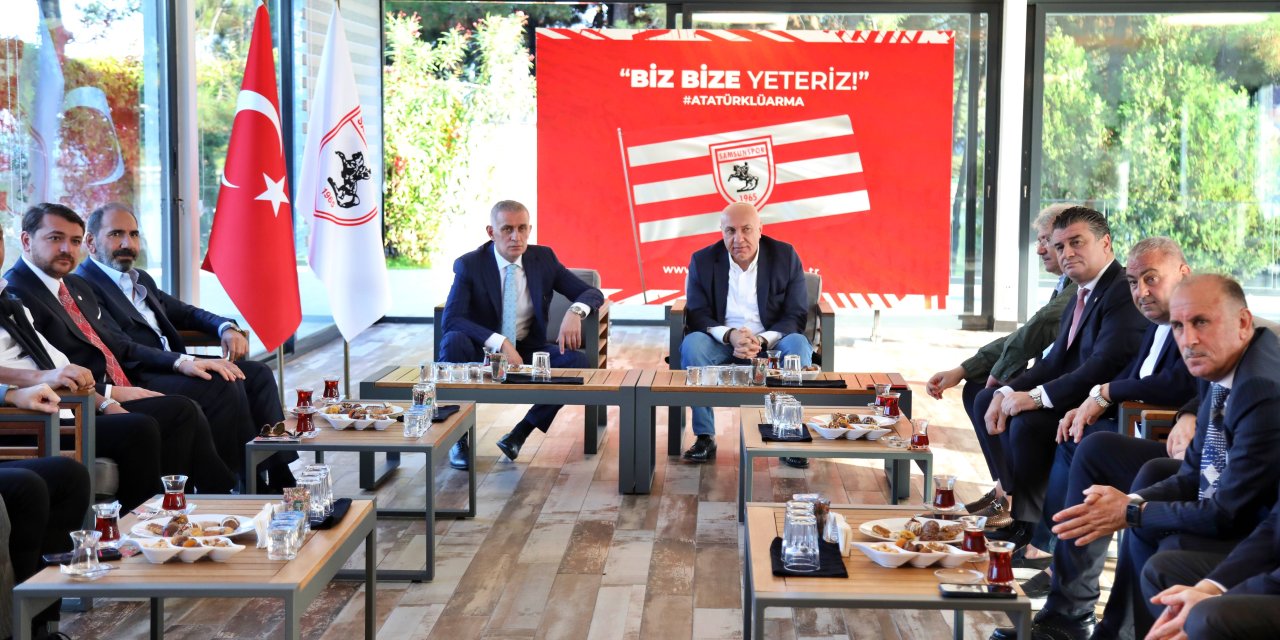 Samsunspor Kulübünü ziyaret etti