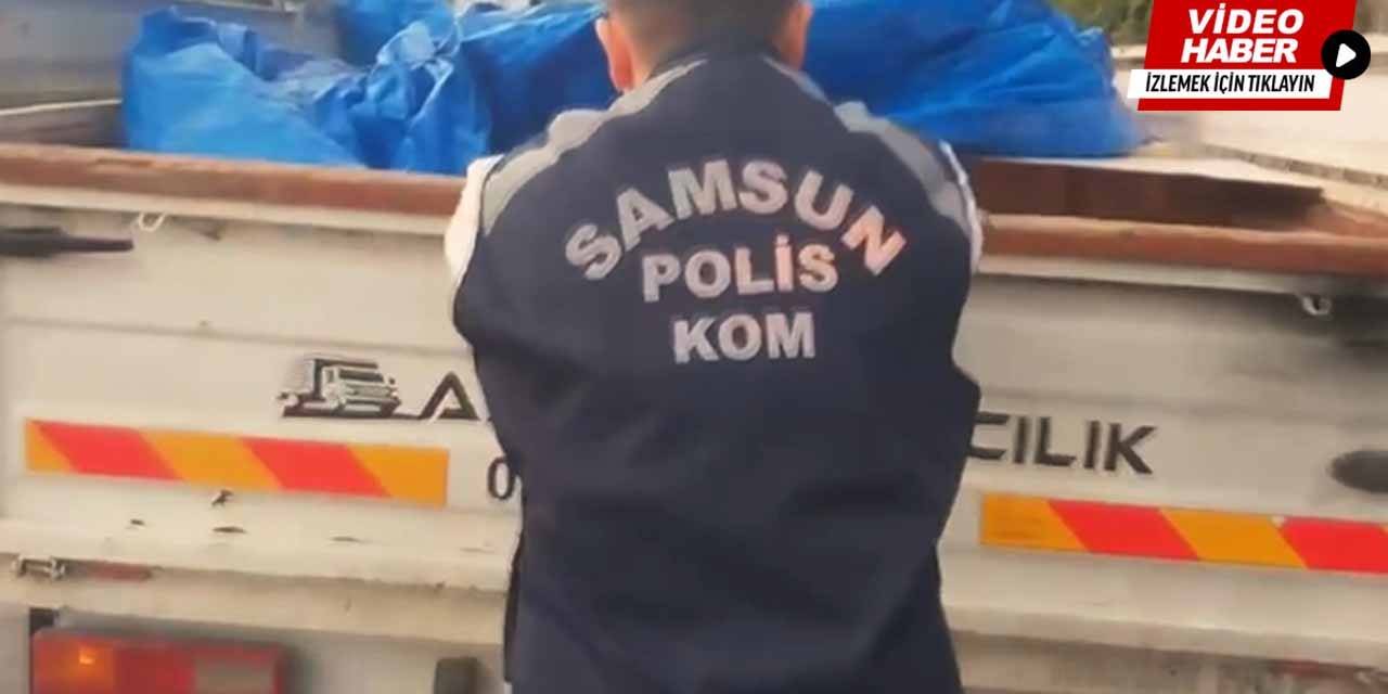 Samsun'da 1200 litre etil alkol ele geçirildi