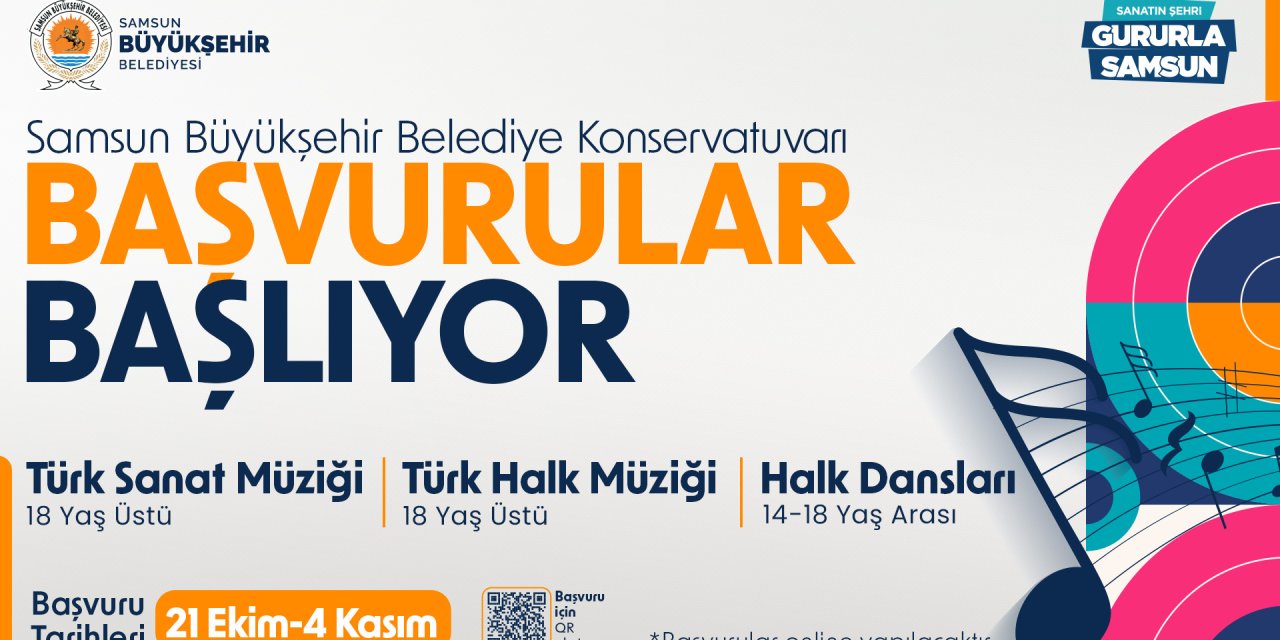 Büyükşehir Belediye Konservatuvarı başvuruları başladı