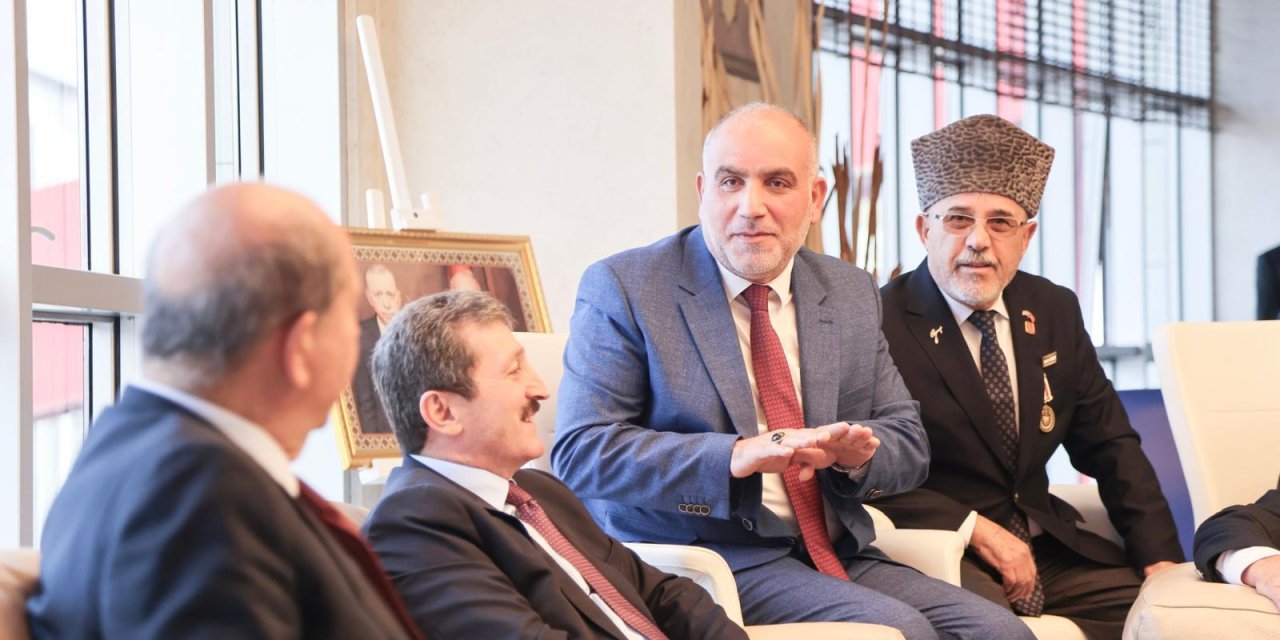 Başkan Sandıkçı Cumhurbaşkanı Tatar'ı ağırladı