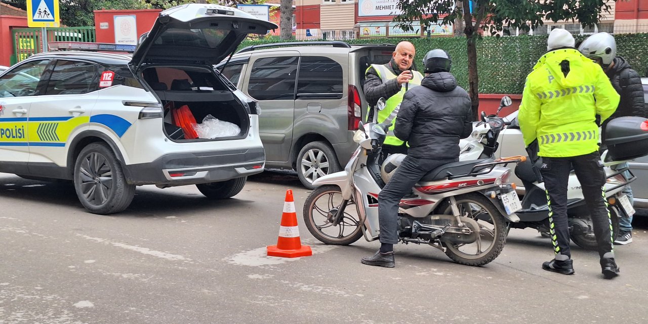 Motosikletlere yönelik denetim yapıldı