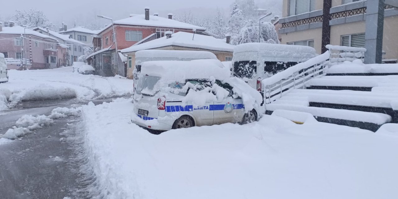 Samsun’da mevsimin ilk karı yağdı