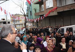 Yaptığı hizmetleri harita üzerinde gösterdi