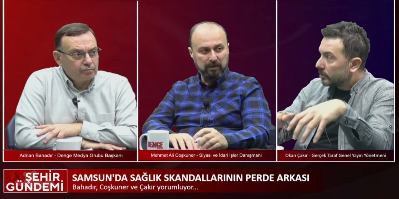 Şehir Gündemi programı yine Samsun Gündemini belirledi