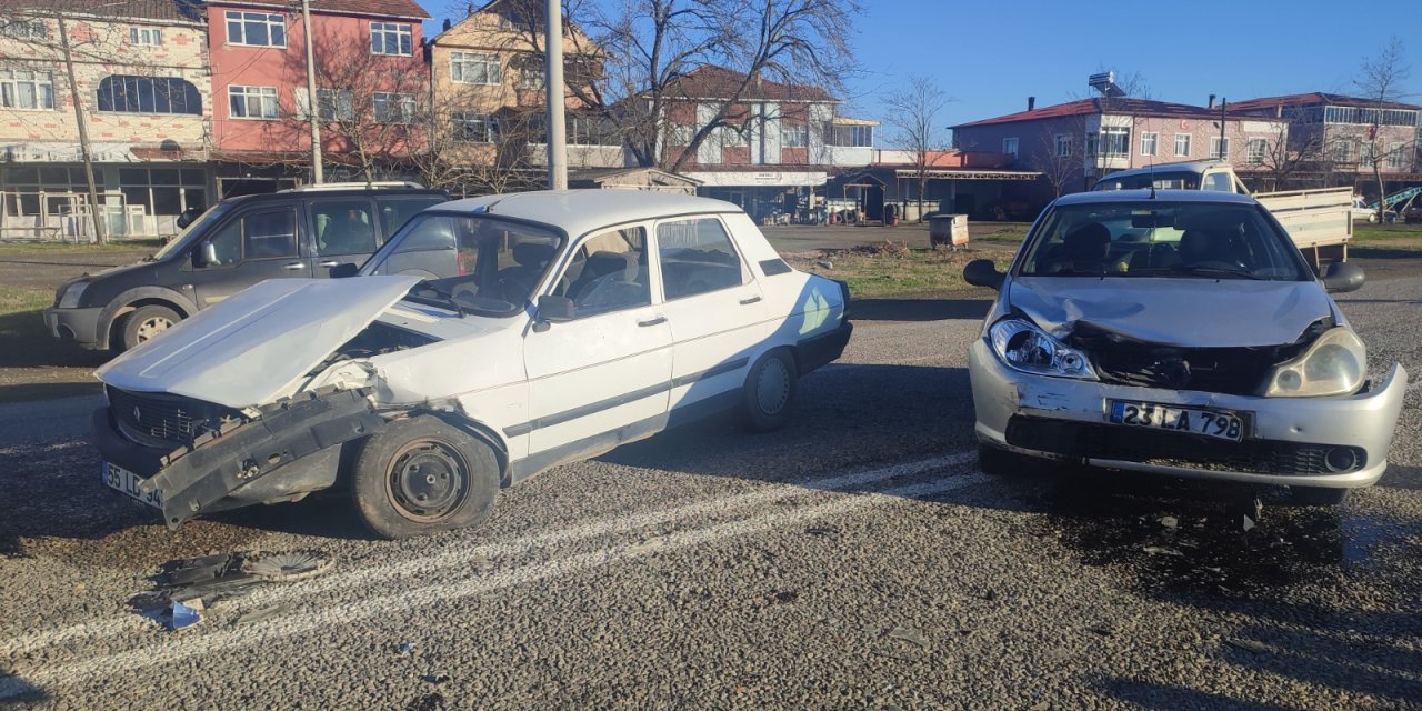 Trafik kazasında 1 yaralandı