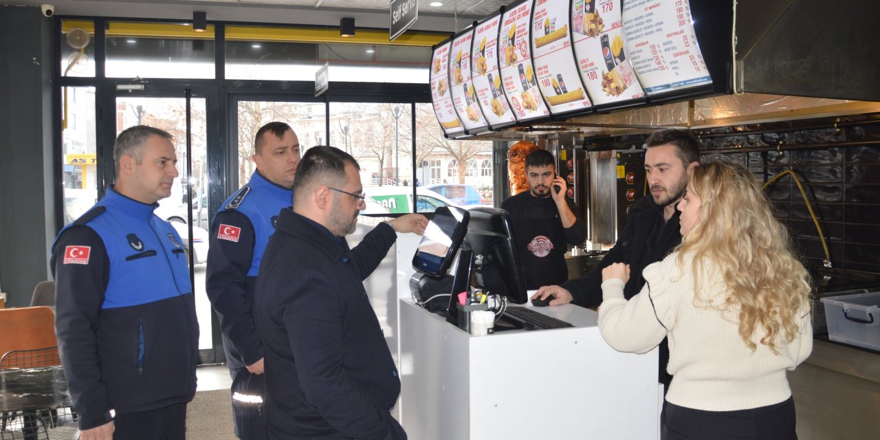 Fahiş fiyat ve etiket denetimi yapıldı