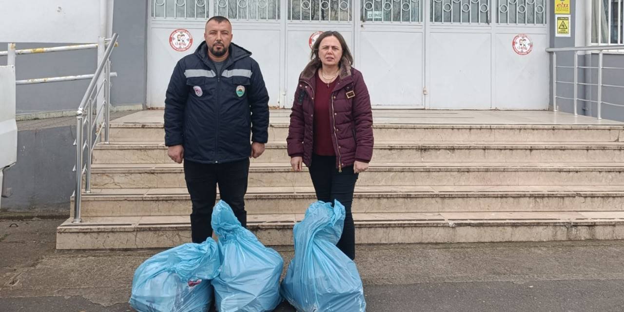 "Geri dönüşen şehir Samsun" projesine destek