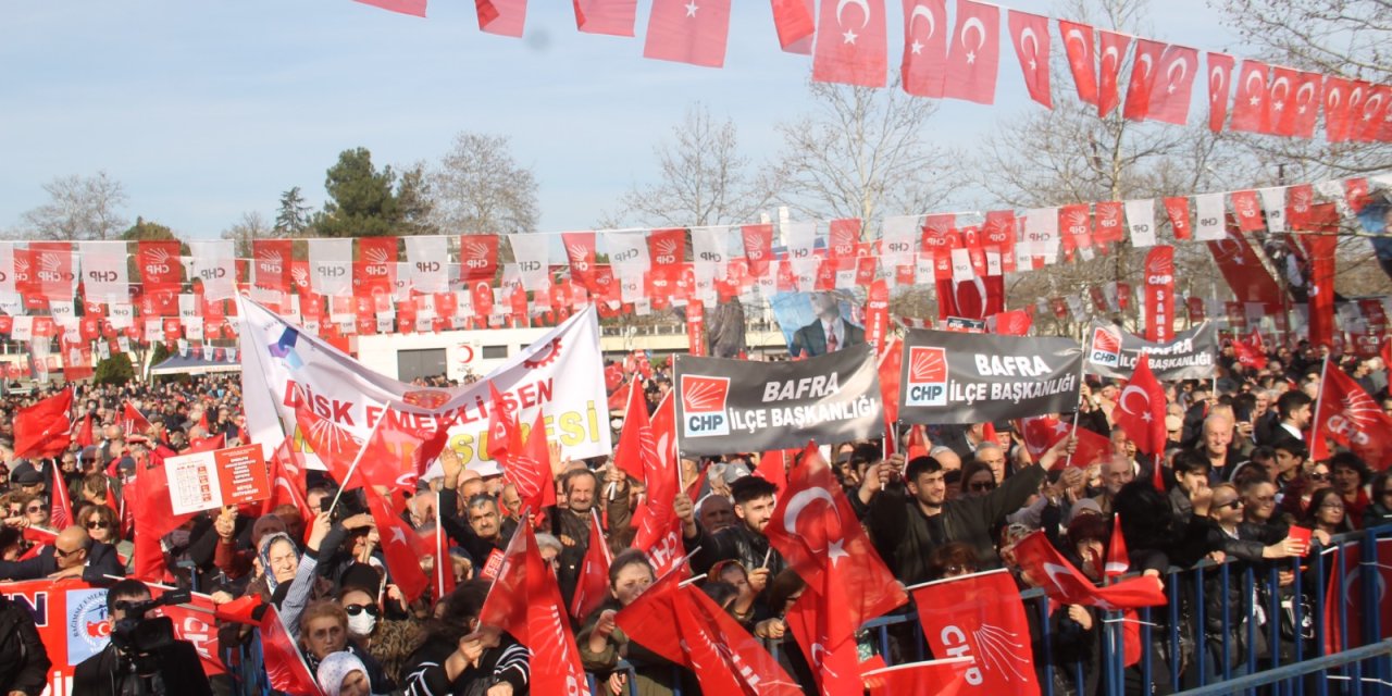 CHP Büyük Çarşamba Mitingi düzenlendi