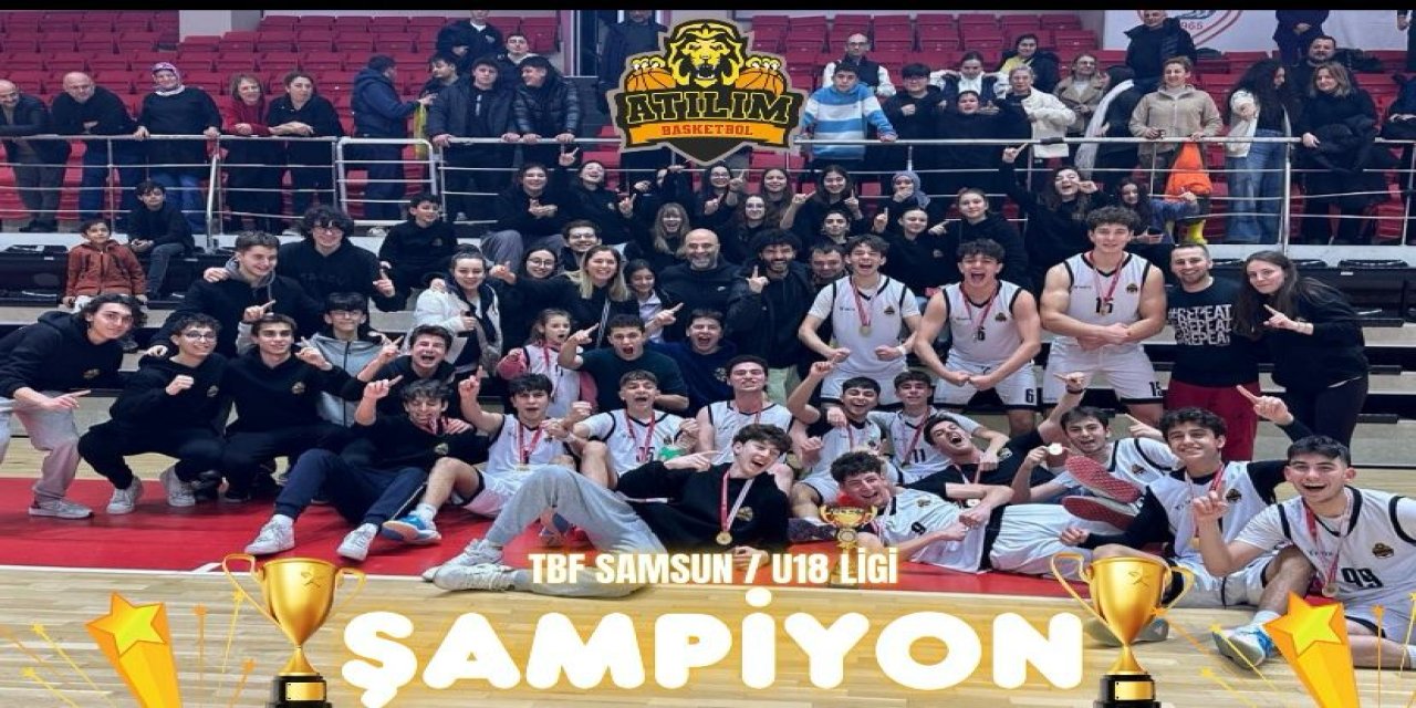 Atakum Atılım Basketbol şampiyon oldu